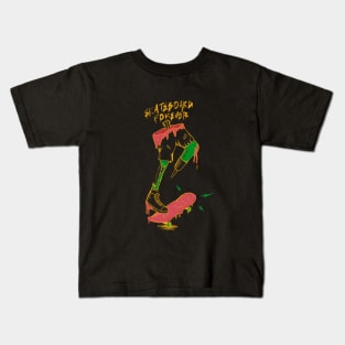 Spooky Skateboard Kids T-Shirt